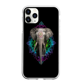 Чехол для iPhone 11 Pro матовый с принтом Индийский Слон , Силикон |  | africa | elephant | elephants | india | ornament | pattern | skin | tusks | африка | бивни | индия | кожа | орнамент | слон | слоненок | слоник | слоники | слоны | слонята | узор | хобот