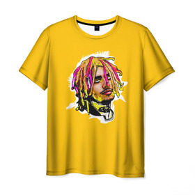 Мужская футболка 3D с принтом Lil Pump , 100% полиэфир | прямой крой, круглый вырез горловины, длина до линии бедер | drumtick | elementary | esketit | esskeetit | gang | garcia | gazzy | gucci | guccigang | jetski | pump | rap | trap | usa | газзи | гарсия | лил | памп | рэп | сша | трап | эщкере