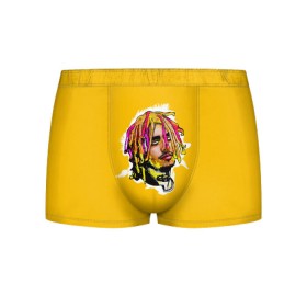 Мужские трусы 3D с принтом Lil Pump , 50% хлопок, 50% полиэстер | классическая посадка, на поясе мягкая тканевая резинка | drumtick | elementary | esketit | esskeetit | gang | garcia | gazzy | gucci | guccigang | jetski | pump | rap | trap | usa | газзи | гарсия | лил | памп | рэп | сша | трап | эщкере