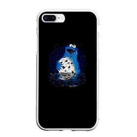 Чехол для iPhone 7Plus/8 Plus матовый с принтом Cookie monster , Силикон | Область печати: задняя сторона чехла, без боковых панелей | Тематика изображения на принте: cookie | cookiemonster | delicious | eat | monster | yummy | еда | куки | кукимонстр | монстр | печенье | сладости | улица | улицасезам