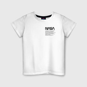 Детская футболка хлопок с принтом Heron Preston NASA , 100% хлопок | круглый вырез горловины, полуприлегающий силуэт, длина до линии бедер | heron preston nasa | wikipedia | как у джарахова | космическое агентство | космос | наса | стиль | хайп