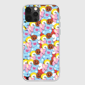 Чехол для iPhone 12 Pro Max с принтом BTS BT21 STICKERS , Силикон |  | Тематика изображения на принте: bt21 | bts | bts army | bts stickers | j hope | jimin | jin | jungkook | k pop | rap monster | rapmon | suga | v | бтс | корея | стикеры bts