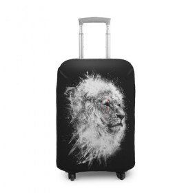 Чехол для чемодана 3D с принтом Лев со Шрамом , 86% полиэфир, 14% спандекс | двустороннее нанесение принта, прорези для ручек и колес | africa | desert | lion | lions | predator | scarm | африка | лев | львенок | львица | львицы | львы | львята | пустыня | хищник | шрам
