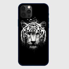 Чехол для iPhone 12 Pro Max с принтом Dark Tiger , Силикон |  | Тематика изображения на принте: africa | creepy | dark | desert | predator | scary | tiger | tigers | африка | жуткий | мрачный | пустыня | страшный | тигр | тигренок | тигрица | тигрицы | тигры | тигрята | хищник
