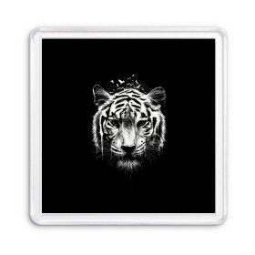 Магнит 55*55 с принтом Dark Tiger , Пластик | Размер: 65*65 мм; Размер печати: 55*55 мм | Тематика изображения на принте: africa | creepy | dark | desert | predator | scary | tiger | tigers | африка | жуткий | мрачный | пустыня | страшный | тигр | тигренок | тигрица | тигрицы | тигры | тигрята | хищник
