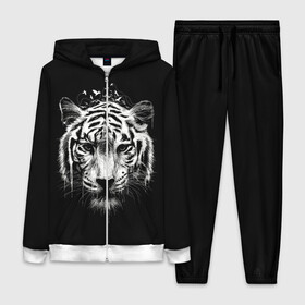 Женский костюм 3D с принтом Dark Tiger ,  |  | africa | creepy | dark | desert | predator | scary | tiger | tigers | африка | жуткий | мрачный | пустыня | страшный | тигр | тигренок | тигрица | тигрицы | тигры | тигрята | хищник