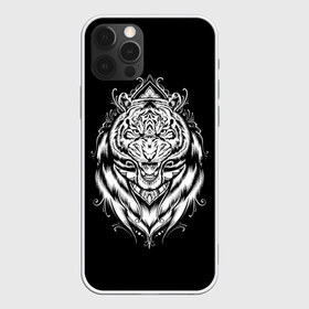 Чехол для iPhone 12 Pro Max с принтом Dark Tiger , Силикон |  | Тематика изображения на принте: africa | creepy | dark | desert | predator | scary | tiger | tigers | африка | жуткий | мрачный | пустыня | страшный | тигр | тигренок | тигрица | тигрицы | тигры | тигрята | хищник
