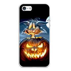 Чехол для iPhone 5/5S матовый с принтом Halloween , Силикон | Область печати: задняя сторона чехла, без боковых панелей | аниме | ведьма | девушка | зомби | ирландия | кладбище | колдун | кости | кошки | летучие | луна | мертвец | мёртвые | монстры | мыши | ночь | оборотни | пауки | паутина | подарок | праздник | свет | свечи