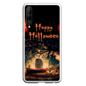 Чехол для Honor P30 с принтом Halloween , Силикон | Область печати: задняя сторона чехла, без боковых панелей | Тематика изображения на принте: аниме | ведьма | девушка | зомби | ирландия | кладбище | колдун | кости | кошки | летучие | луна | мертвец | мёртвые | монстры | мыши | ночь | оборотни | пауки | паутина | подарок | праздник | свет | свечи