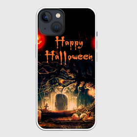 Чехол для iPhone 13 с принтом Halloween ,  |  | аниме | ведьма | девушка | зомби | ирландия | кладбище | колдун | кости | кошки | летучие | луна | мертвец | мёртвые | монстры | мыши | ночь | оборотни | пауки | паутина | подарок | праздник | свет | свечи