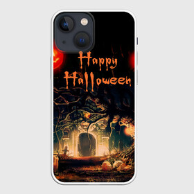 Чехол для iPhone 13 mini с принтом Halloween ,  |  | аниме | ведьма | девушка | зомби | ирландия | кладбище | колдун | кости | кошки | летучие | луна | мертвец | мёртвые | монстры | мыши | ночь | оборотни | пауки | паутина | подарок | праздник | свет | свечи