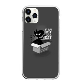 Чехол для iPhone 11 Pro Max матовый с принтом Disenchantment Im not a Cat , Силикон |  | Тематика изображения на принте: bean | disenchantment | elfo | futurama | luci | mattgroening | netflix | princess | simpsons | бин | люси | люци | мэтгроунинг | разочарование | симпсоны | элфо