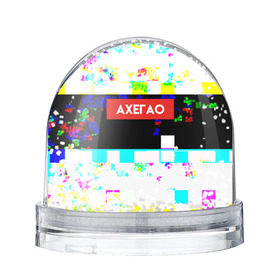 Водяной шар с принтом AXEGAO , Пластик | Изображение внутри шара печатается на глянцевой фотобумаге с двух сторон | alien | anime | axegao | fight | game | manga | martial artist | аниме | арт | персонажи | япония