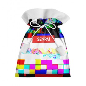 Подарочный 3D мешок с принтом SENPAI , 100% полиэстер | Размер: 29*39 см | Тематика изображения на принте: alien | anime | axegao | fight | game | manga | martial artist | senpai | аниме | арт | персонажи | япония