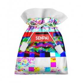 Подарочный 3D мешок с принтом senpai , 100% полиэстер | Размер: 29*39 см | Тематика изображения на принте: 