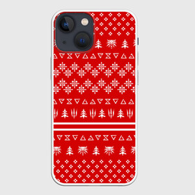 Чехол для iPhone 13 mini с принтом ВЕДЬМАК НОВОГОДНИЙ | THE WITCHER NEW YEAR ,  |  | christmas | hunter | snow | the witcher | wild hunt | winter | winter is coming | ведьмак | геральт | дикая охота | зима близко | монстры | новогодний | новый год | охотник | снег | трисс | цири