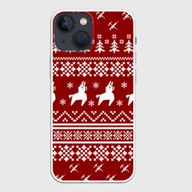 Чехол для iPhone 13 mini с принтом FORTNITE НОВОГОДНИЙ ,  |  | 2020 | christmas | fortnite | happy new year | llama | marry christmas | new year | snow | winter | новогодний | новый год | снег | фортнайт