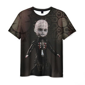 Мужская футболка 3D с принтом Восставший из ада , 100% полиэфир | прямой крой, круглый вырез горловины, длина до линии бедер | восставший | из ада | кино | кукла | ужасы | фильм