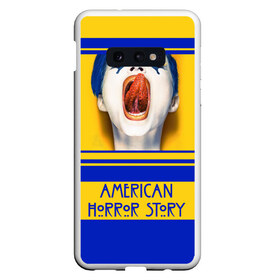 Чехол для Samsung S10E с принтом American Horror Story , Силикон | Область печати: задняя сторона чехла, без боковых панелей | ahs | american horror story | американская история ужасов | язык