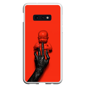 Чехол для Samsung S10E с принтом American Horror Story , Силикон | Область печати: задняя сторона чехла, без боковых панелей | ahs | american horror story | американская история ужасов | младенец | ребенок