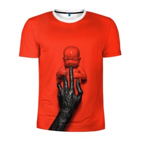 Мужская футболка 3D спортивная с принтом American Horror Story , 100% полиэстер с улучшенными характеристиками | приталенный силуэт, круглая горловина, широкие плечи, сужается к линии бедра | ahs | american horror story | американская история ужасов | младенец | ребенок