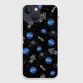 Чехол для iPhone 13 mini с принтом NASA ,  |  | galaxy | nasa | space | space company | star | астрономия | галактика | звезды | космическая компания | космос | наса