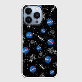 Чехол для iPhone 13 Pro с принтом NASA ,  |  | Тематика изображения на принте: galaxy | nasa | space | space company | star | астрономия | галактика | звезды | космическая компания | космос | наса