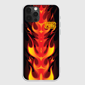 Чехол для iPhone 12 Pro Max с принтом PUBG Fire , Силикон |  | Тематика изображения на принте: battle | battlegrounds | chicken | dinner | playerunknown’s | royale | winner | битва | королевская | огонь | пламя