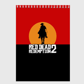 Скетчбук с принтом Red Dead Redemption 2 , 100% бумага
 | 48 листов, плотность листов — 100 г/м2, плотность картонной обложки — 250 г/м2. Листы скреплены сверху удобной пружинной спиралью | game | rdr2 | red dead redemption 2 | rockstar studios | игры