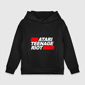 Детское худи Oversize хлопок с принтом Atari Teenage Riot , френч-терри — 70% хлопок, 30% полиэстер. Мягкий теплый начес внутри —100% хлопок | боковые карманы, эластичные манжеты и нижняя кромка, капюшон на магнитной кнопке | atari | atr | digital | hardcore | music | punk | rave | riot | rock | teenage | музыка | панк | рок