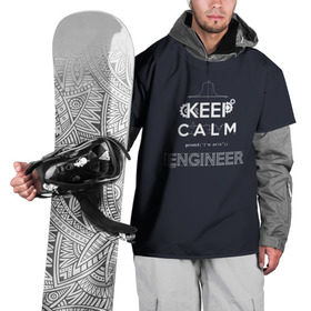 Накидка на куртку 3D с принтом Keep Calm Engineer , 100% полиэстер |  | admin | administrator | calm | code | coder | coding | engineer | job | keep | programmer | администратор | айти | инженер | код | кодинг | программа | программист | профессия | сисадмин