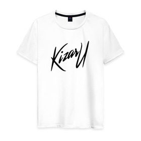 Мужская футболка хлопок с принтом KIZARU , 100% хлопок | прямой крой, круглый вырез горловины, длина до линии бедер, слегка спущенное плечо. | kizaru | logo | rap | лого | реп | репер