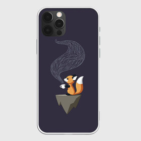 Чехол для iPhone 12 Pro Max с принтом Coffee Fox , Силикон |  | coffee | cute | fox | foxes | ginger | tail | забавная | кофе | кофеёк | кофеёчек | лис | лиса | лисица | лисицы | лисичка | лисички | лисы | милая | рыжая | рыжие | смешная | фыр | хвост | хвосты