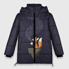 Женская зимняя куртка 3D с принтом Coffee Fox , верх — 100% полиэстер; подкладка — 100% полиэстер; утеплитель — 100% полиэстер | длина ниже бедра, силуэт Оверсайз. Есть воротник-стойка, отстегивающийся капюшон и ветрозащитная планка. 

Боковые карманы с листочкой на кнопках и внутренний карман на молнии | coffee | cute | fox | foxes | ginger | tail | забавная | кофе | кофеёк | кофеёчек | лис | лиса | лисица | лисицы | лисичка | лисички | лисы | милая | рыжая | рыжие | смешная | фыр | хвост | хвосты