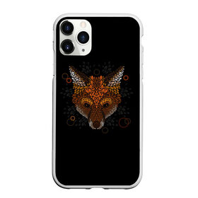 Чехол для iPhone 11 Pro матовый с принтом Лиса из Листьев , Силикон |  | cute | fox | foxes | ginger | leaves | tail | забавная | лис | лиса | лисица | лисицы | лисичка | лисички | лист | листочки | листочная | листья | лисы | милая | рыжая | рыжие | смешная | фыр | хвост | хвосты