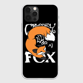 Чехол для iPhone 12 Pro Max с принтом Crazy Like a Fox , Силикон |  | Тематика изображения на принте: crazy | cute | fox | foxes | ginger | like | tail | безумие | безумная | забавная | лис | лиса | лисица | лисицы | лисичка | лисички | лисы | милая | рыжая | рыжие | смешная | фыр | хвост | хвосты