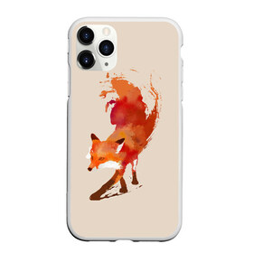 Чехол для iPhone 11 Pro Max матовый с принтом Paint Fox , Силикон |  | cute | fox | foxes | ginger | paint | tail | забавная | краска | лис | лиса | лисица | лисицы | лисичка | лисички | лисы | милая | рыжая | рыжие | смешная | фыр | хвост | хвосты