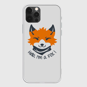 Чехол для iPhone 12 Pro Max с принтом Hello Fox , Силикон |  | Тематика изображения на принте: cute | fox | foxes | ginger | hello | tail | забавная | лис | лиса | лисица | лисицы | лисичка | лисички | лисы | милая | привет | рыжая | рыжие | смешная | фыр | хвост | хвосты