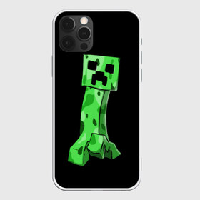 Чехол для iPhone 12 Pro Max с принтом Крипер , Силикон |  | Тематика изображения на принте: craft | creeper | enderman | mine | minecraft | miner | online | skeleton | sword | tnt | world | zombie | динамит | зомби | игра | игры | кирка | крипер | майнер | майнкрафт | меч | мир | онлайн | скелетон