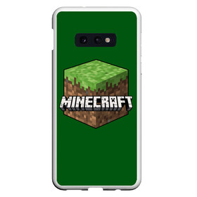 Чехол для Samsung S10E с принтом Minecraft , Силикон | Область печати: задняя сторона чехла, без боковых панелей | Тематика изображения на принте: craft | creeper | enderman | mine | minecraft | miner | online | skeleton | sword | tnt | world | zombie | динамит | зомби | игра | игры | кирка | крипер | майнер | майнкрафт | меч | мир | онлайн | скелетон