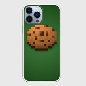 Чехол для iPhone 13 Pro Max с принтом Minecraft Печенька ,  |  | Тематика изображения на принте: cookies | craft | creeper | mine | minecraft | miner | online | skeleton | sword | tnt | world | zombie | зомби | игра | игры | кирка | крипер | майнер | майнкрафт | меч | мир | онлайн | печенье | печенька | скелетон