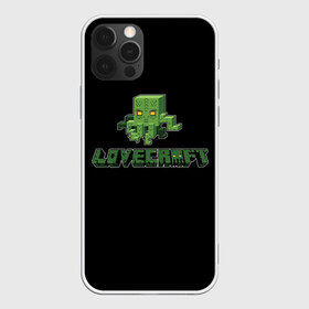 Чехол для iPhone 12 Pro Max с принтом Lovecraft Ктулху , Силикон |  | Тематика изображения на принте: craft | creeper | enderman | mine | minecraft | miner | online | skeleton | sword | tnt | world | zombie | динамит | зомби | игра | игры | кирка | крипер | майнер | майнкрафт | меч | мир | онлайн | скелетон