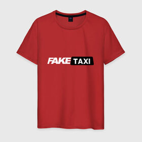 Мужская футболка хлопок с принтом Fake taxi , 100% хлопок | прямой крой, круглый вырез горловины, длина до линии бедер, слегка спущенное плечо. | Тематика изображения на принте: 