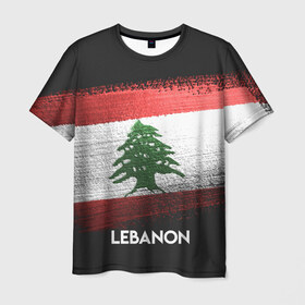 Мужская футболка 3D с принтом LEBANON(Ливан) , 100% полиэфир | прямой крой, круглый вырез горловины, длина до линии бедер | lebanon | urban | город | ливан | мир | путешествие | символика | страны | флаг