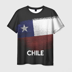 Мужская футболка 3D с принтом Chile(Чили) , 100% полиэфир | прямой крой, круглый вырез горловины, длина до линии бедер | chile | urban | город | мир | путешествие | символика | страны | флаг | чили