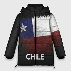 Женская зимняя куртка 3D с принтом Chile(Чили) , верх — 100% полиэстер; подкладка — 100% полиэстер; утеплитель — 100% полиэстер | длина ниже бедра, силуэт Оверсайз. Есть воротник-стойка, отстегивающийся капюшон и ветрозащитная планка. 

Боковые карманы с листочкой на кнопках и внутренний карман на молнии | chile | urban | город | мир | путешествие | символика | страны | флаг | чили