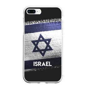 Чехол для iPhone 7Plus/8 Plus матовый с принтом Israel(Израиль) , Силикон | Область печати: задняя сторона чехла, без боковых панелей | Тематика изображения на принте: israel | urban | город | израиль | мир | путешествие | символика | страны | флаг