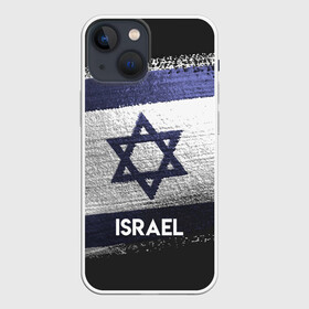 Чехол для iPhone 13 mini с принтом Israel(Израиль) ,  |  | Тематика изображения на принте: israel | urban | город | израиль | мир | путешествие | символика | страны | флаг
