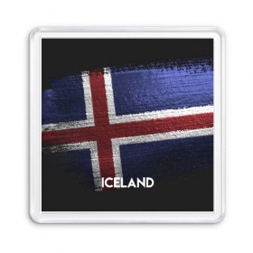 Магнит 55*55 с принтом Iceland(Исландия) , Пластик | Размер: 65*65 мм; Размер печати: 55*55 мм | iceland | urban | город | мир | путешествие | символика | страны | флаг