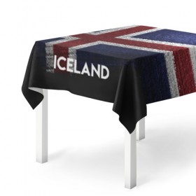 Скатерть 3D с принтом Iceland(Исландия) , 100% полиэстер (ткань не мнется и не растягивается) | Размер: 150*150 см | iceland | urban | город | мир | путешествие | символика | страны | флаг